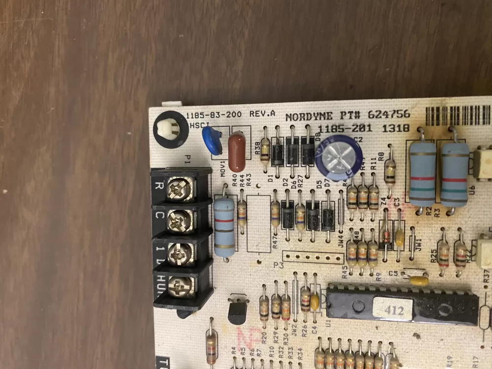 Nordyne 1185 83 200 Furnace Control Board AZ102671 | BK901