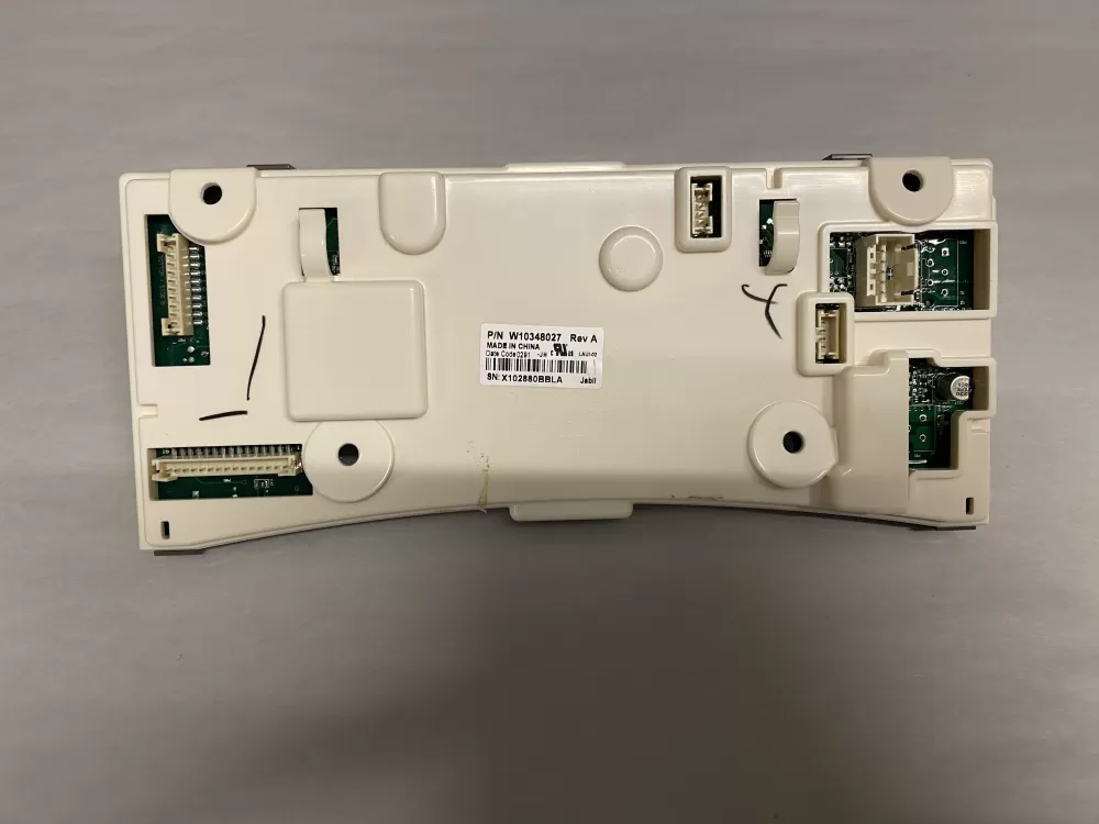 Whirlpool W10604637 Washer Control Board User Interface AZ206964 | BK2220