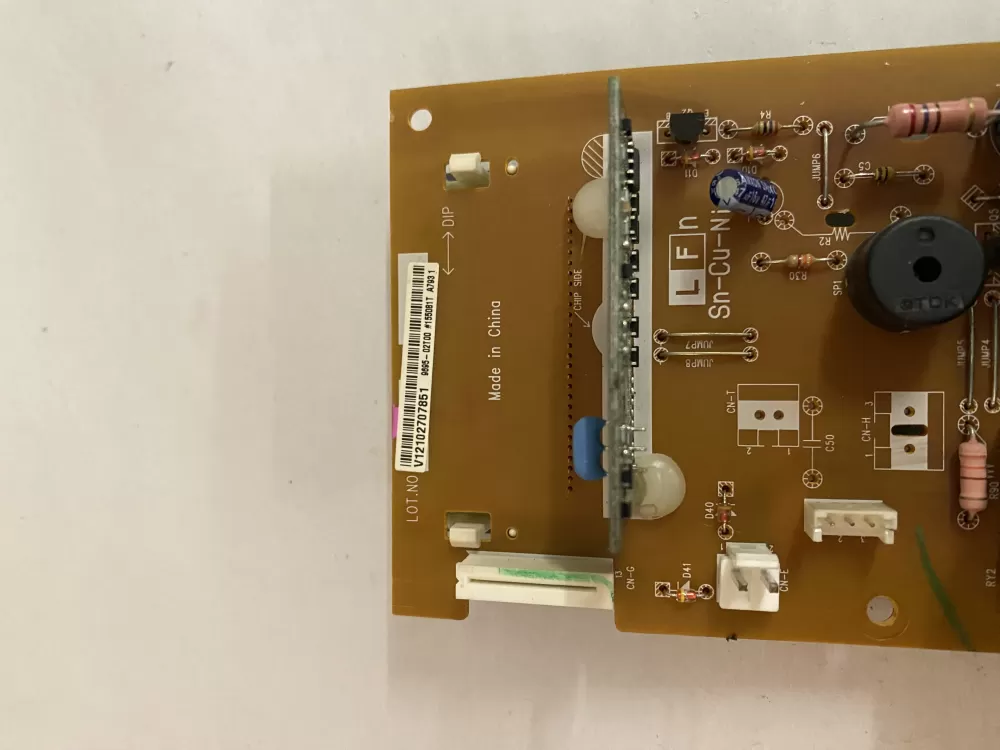 GE MICROWAVE CONTROL BOARD V12102707851 9695-02T00  AZ201050 | BK2574