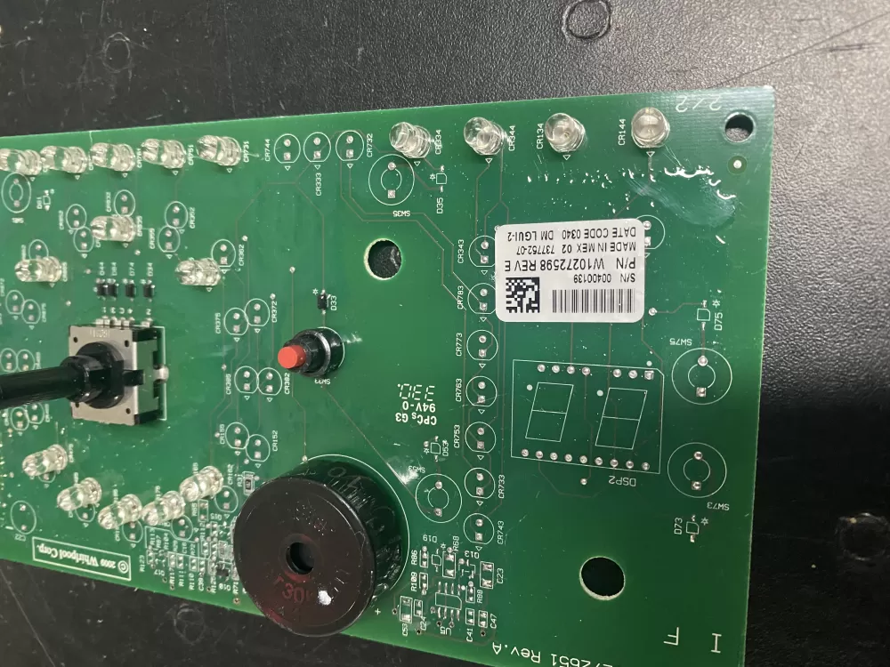 Whirlpool W10272598 Dryer Control Board AZ17159 | BK1155
