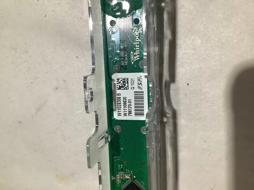 Whirlpool W11109830 Dishwasher Control Board User Interface AZ106949 | AR1693