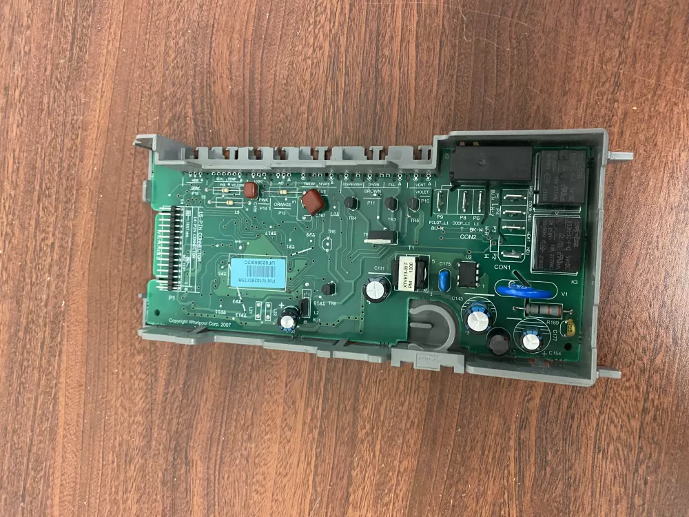 Whirlpool  Maytag  KitchenAid  Kenmore AP6018710 W10130968 W10208674 W10285179 WPW10285179 PS11752012 Dishwasher Control Board