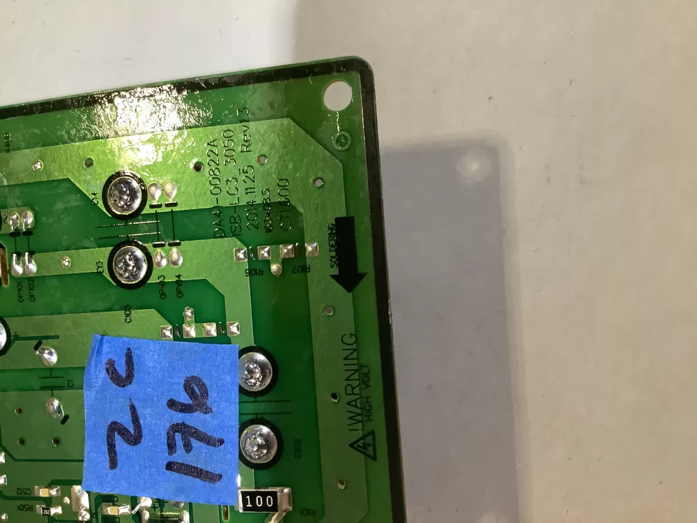 Samsung DA41 00822A Refrigerator Control Board AZ232447 | ZC176