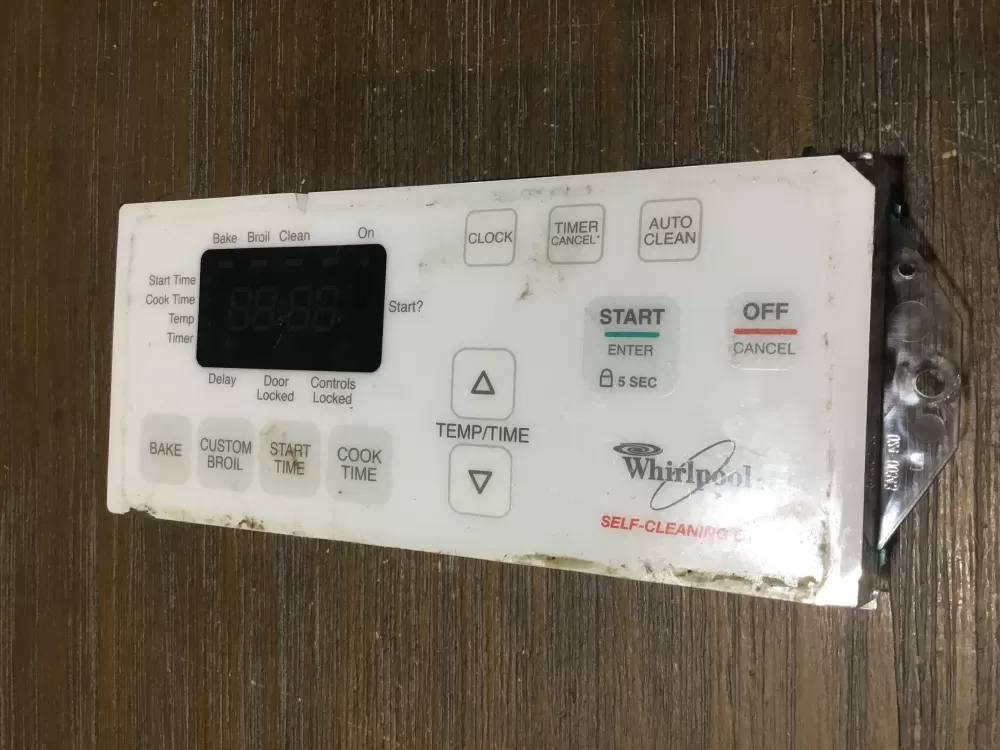whirlpool glass top stove control board