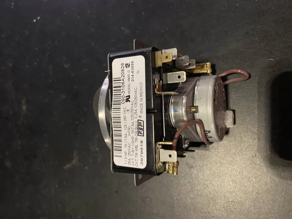 Whirlpool Amana Admiral AP6009056 3979618 3979618R 8299783 WP3979618 PS11742198 Dryer Timer