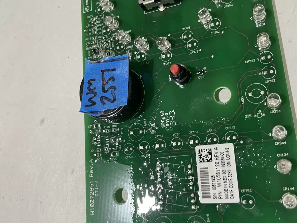 Whirlpool W10581120 Washer Control Board AZ165422 | Wm2551