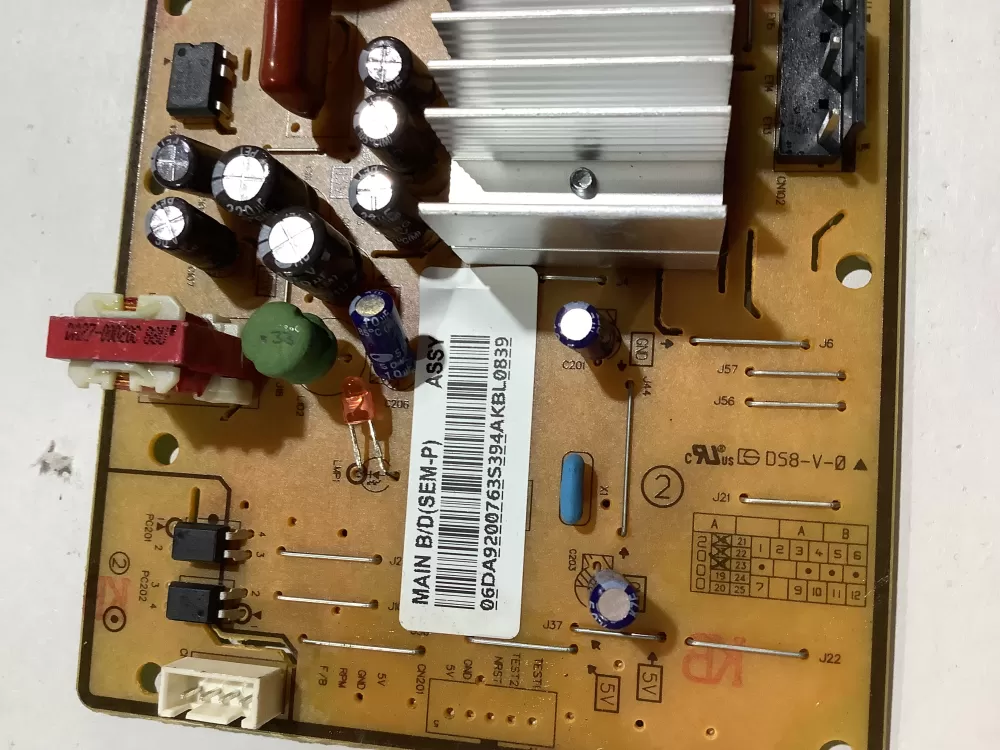 Samsung DA92 00763S Refrigerator Control Board Inverter AZ170165 | ZC2606