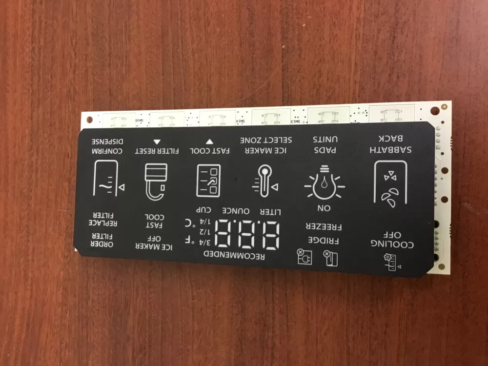 Whirlpool W10434055  W10222961  W10434055A Refrigerator Dispenser UI Control Board