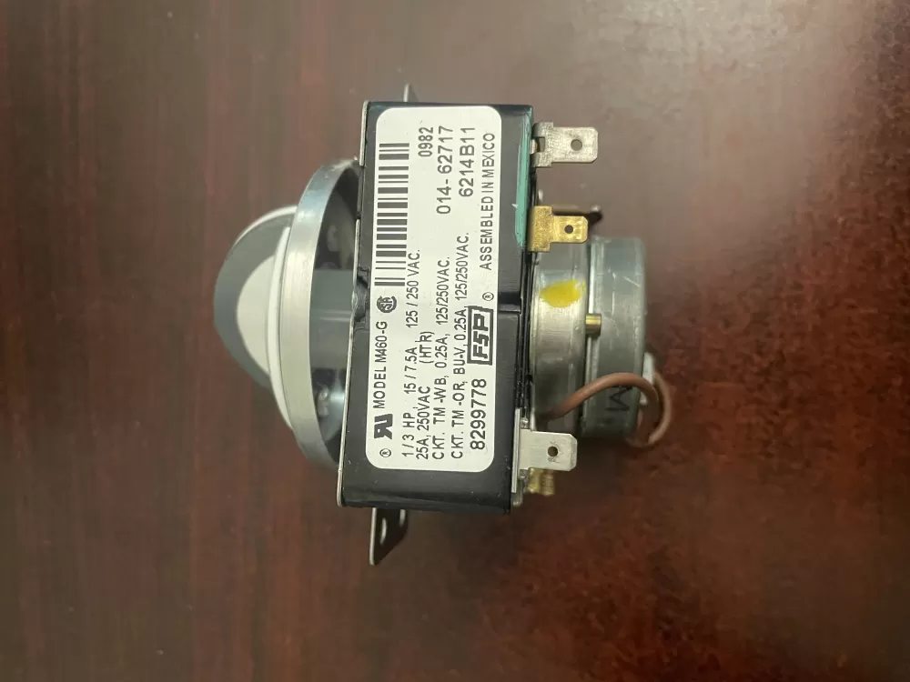 Whirlpool  Kenmore  Inglis  Estate  Amana WP8299778  AP6012586  8299778  909729  PS11745796 Washer Timer