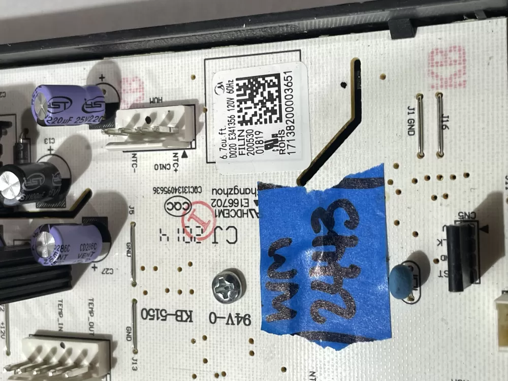 Midea 17138200003651 17138200000097 Dryer Control Board AZ201549 | Wm2443