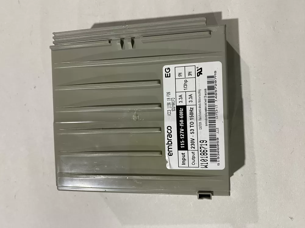 Kenmore  Whirlpool  KitchenAid  Maytag 519306059  W10893917  AP6030712  W10186719  W10285954  WPW10285954  4460593  PS11765768 Refrigerator Compressor Inverter Control