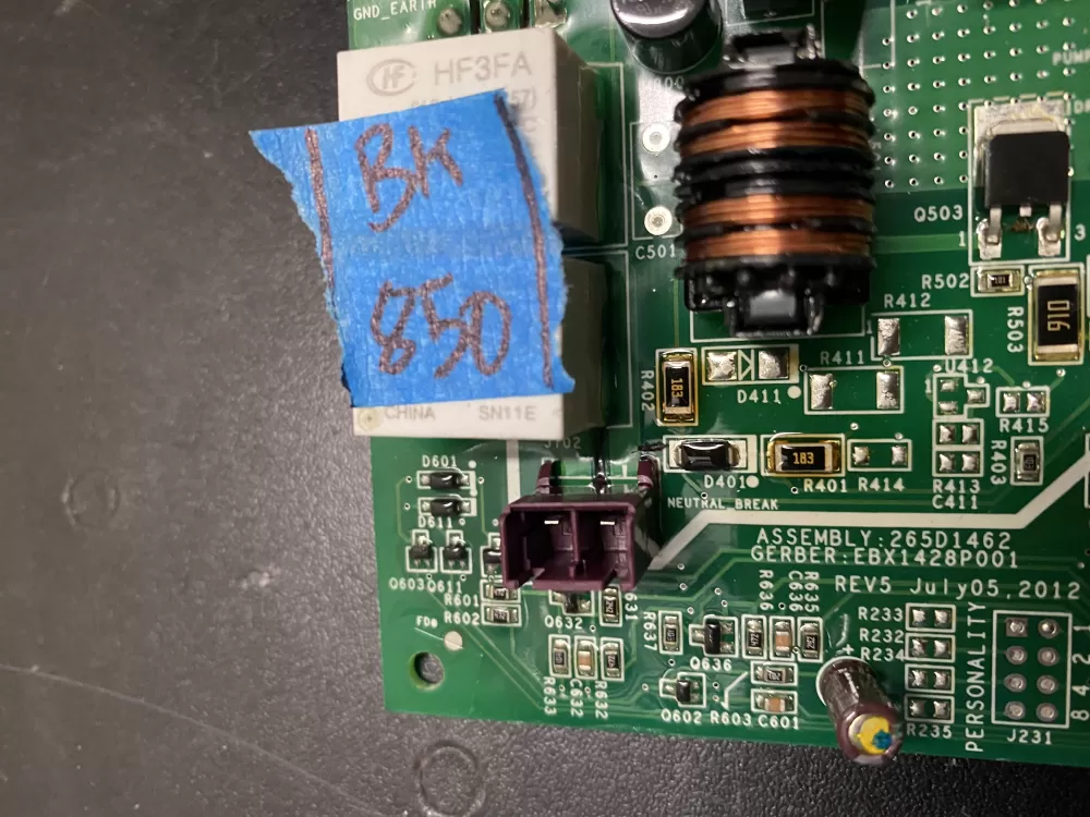 GE 265D1462G202 WD21X24899 AP6972062 Dishwasher Control Board AZ12690 | BK850