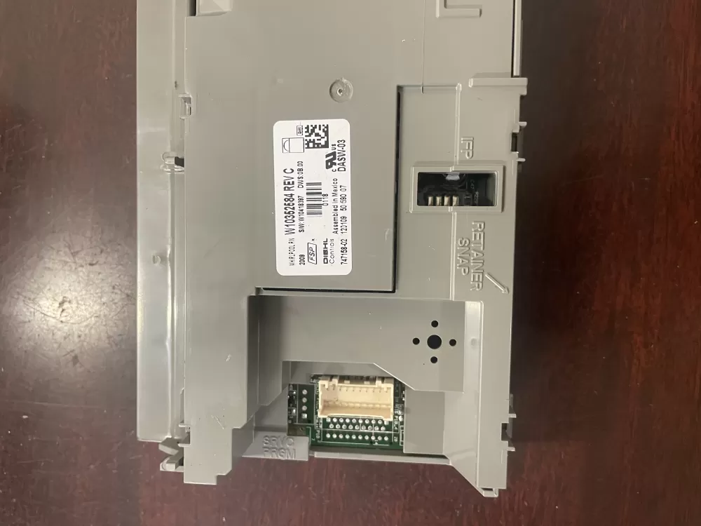 Whirlpool W10352584 W10461368 Dishwasher Control Board AZ47652 | KM1662