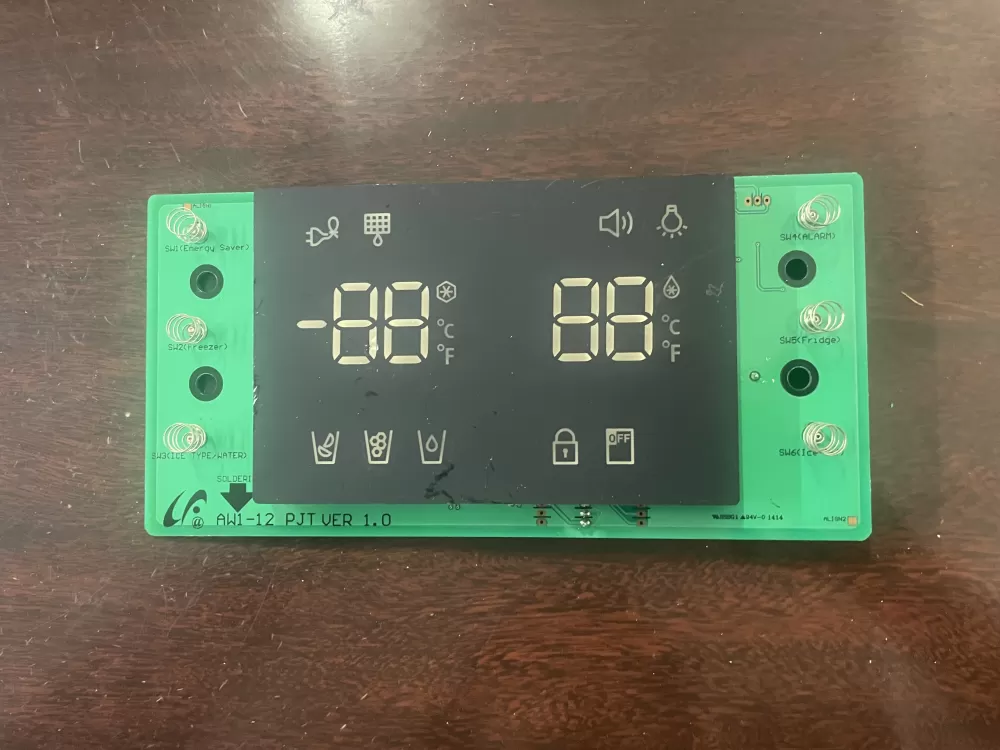 Samsung DA92-00368B  AP5620842  3969897  PS4168054 Refrigerator Dispenser UI Control Board