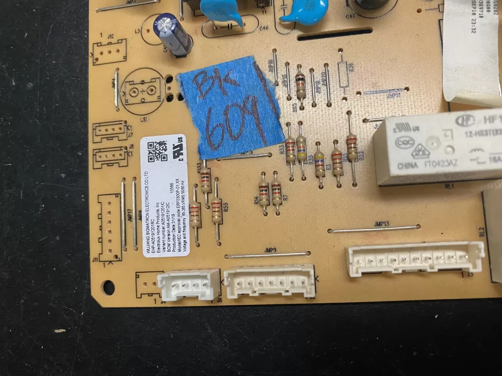 Frigidaire A05191201RC Refrigerator Control Board Circuit AZ10630 | BK609