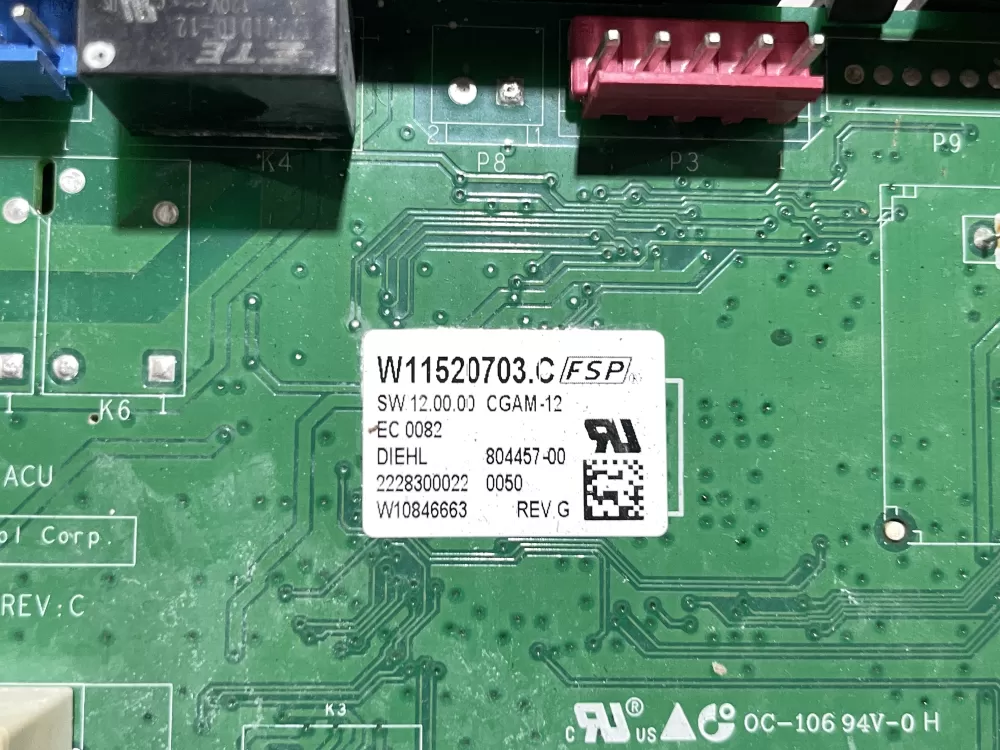 Amana W11520703 W11620526 Range Control Board AZ111756 | Wmv659