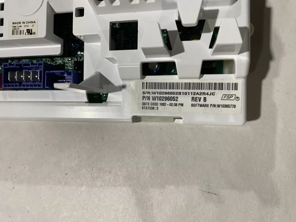 Whirlpool AP5954420 W10296052 W10393480 Washer Control Board AZ155797 | BK1899