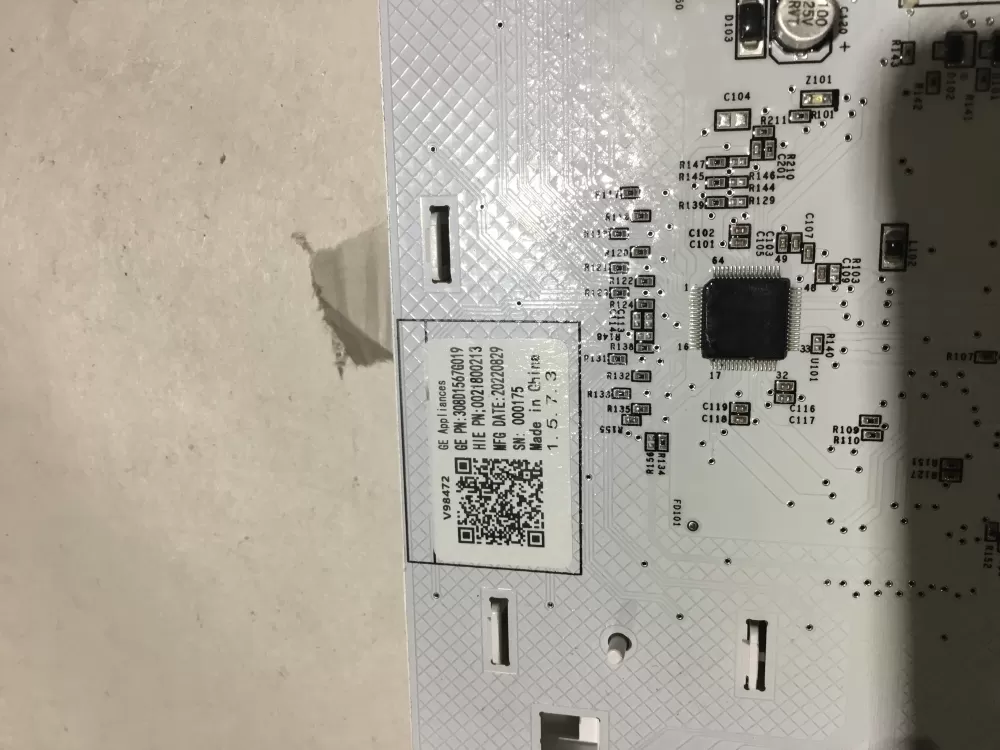 GE 308D1567G004 WH22X34919 Washer Control Board Panel AZ155209 | BG2533
