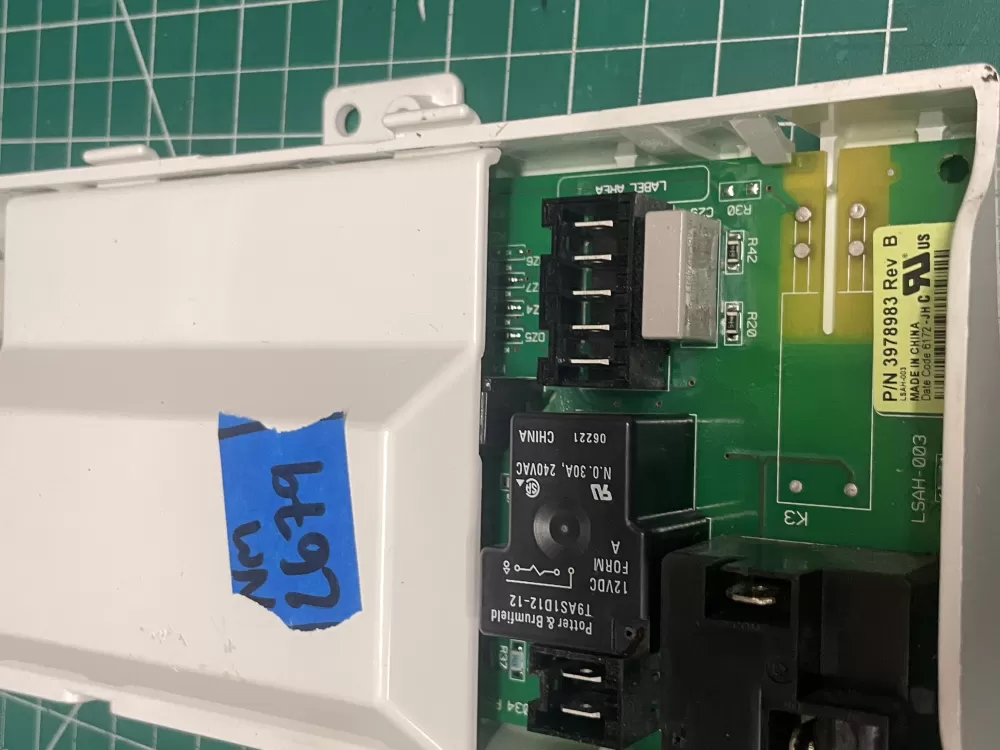 Whirlpool Dryer Control Board WPW10111617 AZ202452 | Wm2679