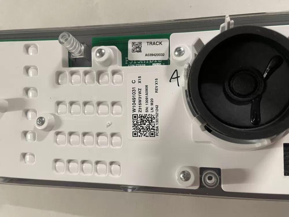 Whirlpool Maytag W10491031 AP6022250 Washer UI Control Panel AZ145278 | KMV739