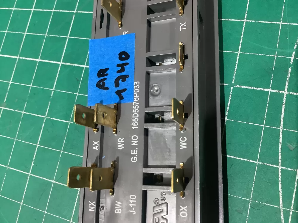 GE Hotpoint 165D5576P033 Dishwasher Button Control Panel AZ190466 | AR1740