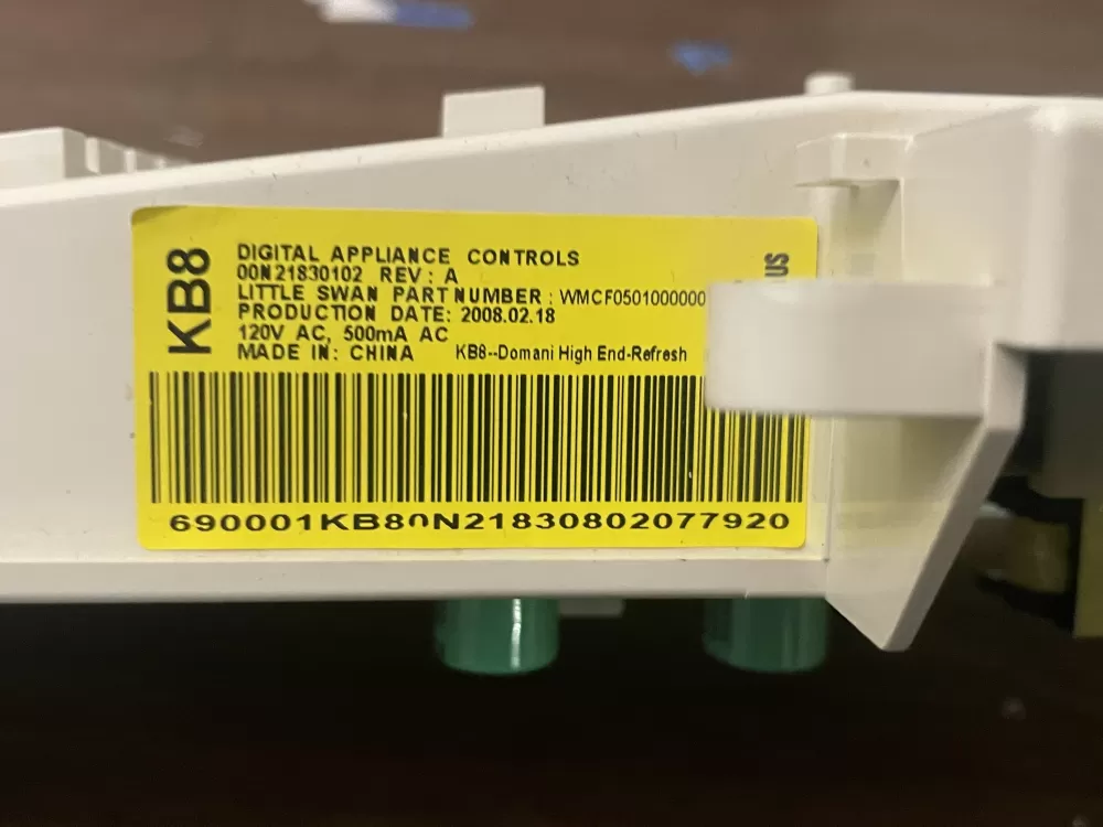 GE WH12X10355 00N21830102 WMCK0501000000 Washer Control Board AZ99638 | Wmv294
