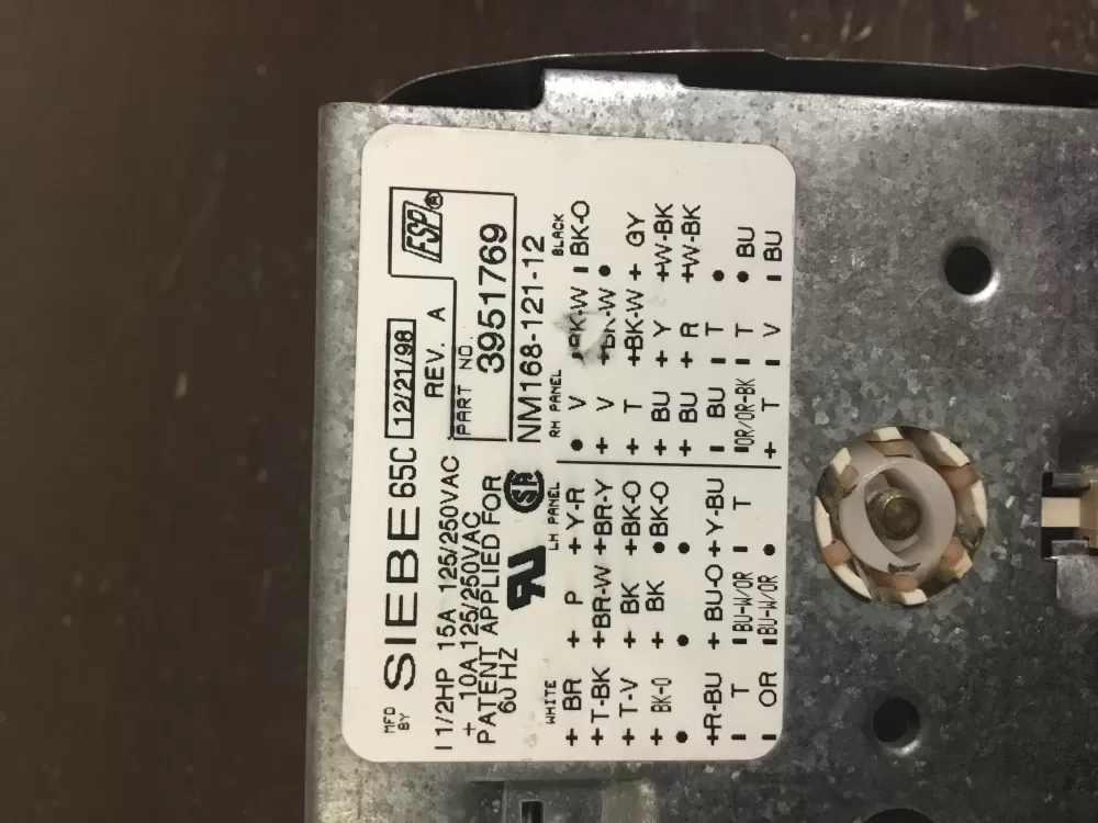 Kenmore AP6008909 3950066 3951769 3951769R Washer R Timer AZ19179 | NR61