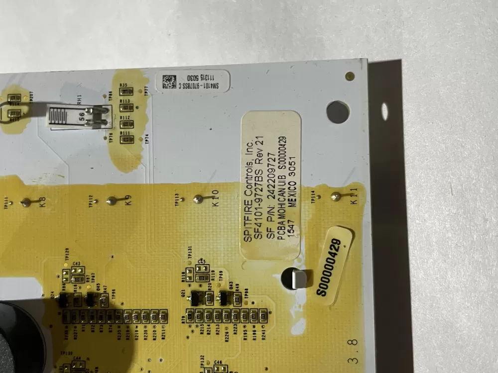 Electrolux 242209727 Refrigerator UI Display Control Board AZ189263 | Wm834