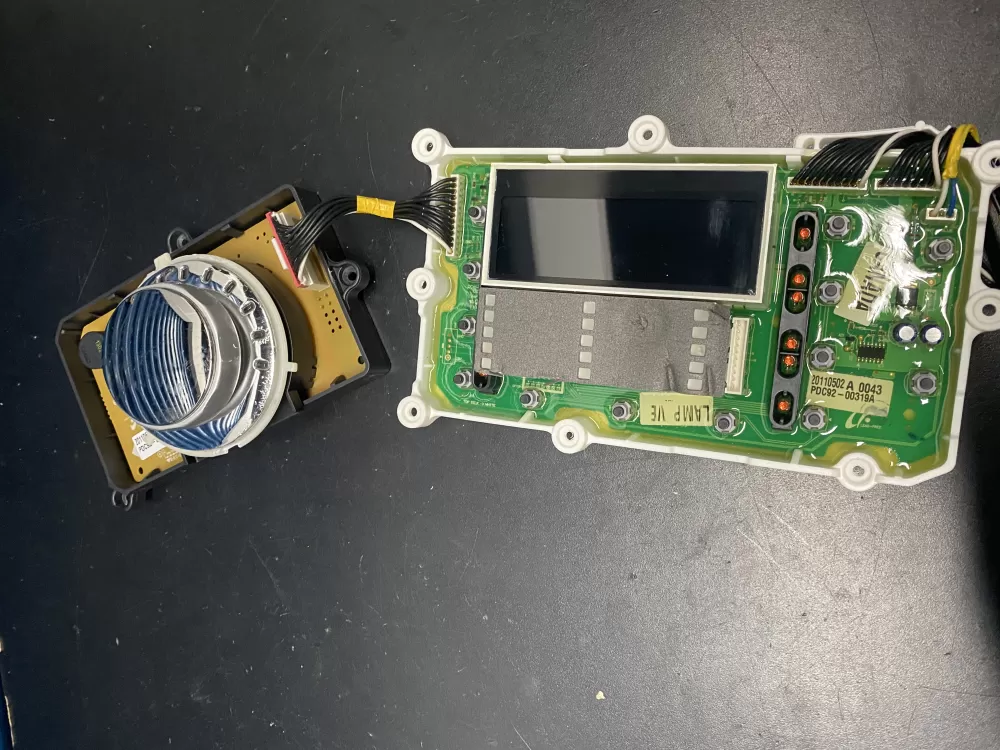Samsung DC92-00319A  PDC92-00319A Washer Control Board Vrt Steam Panel