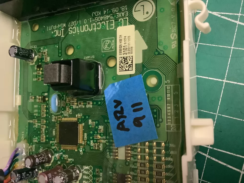 LG EBR86283101 Washer Control Board Display AZ206328 | ARV911