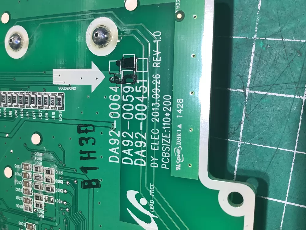 Samsung DA92 00595A Refrigerator Control Board Dispenser AZ148512 | AR2479