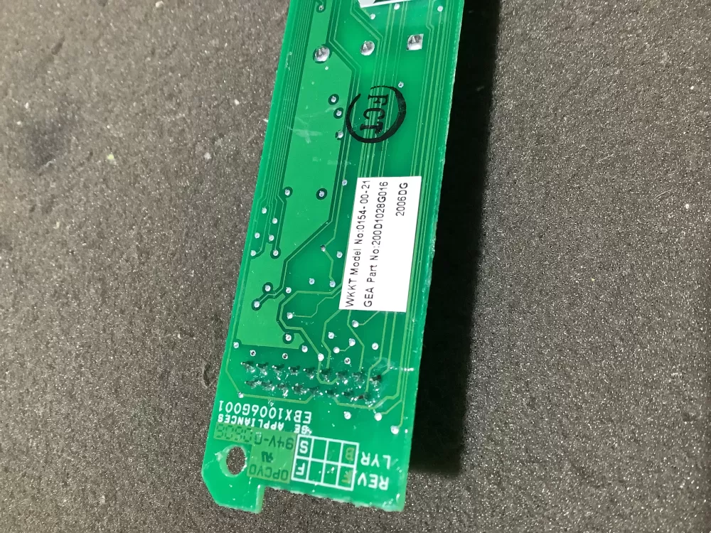 GE 200D1028G016 Refrigerator LED UI Display Control Board AZ128249 | NR2313