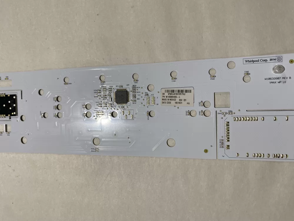 Whirlpool W10689465 Washer Control Board Interface AZ181976 | BKV794