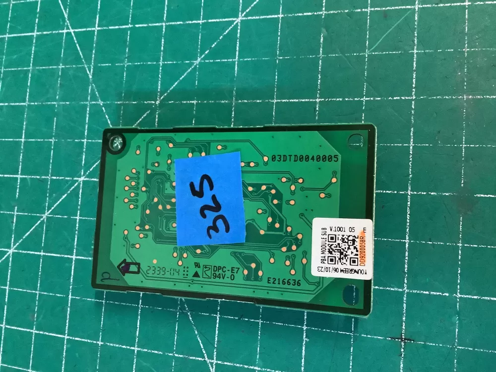 Samsung DD92-000 Dishwasher Display Control Board AZ225404 | NR325