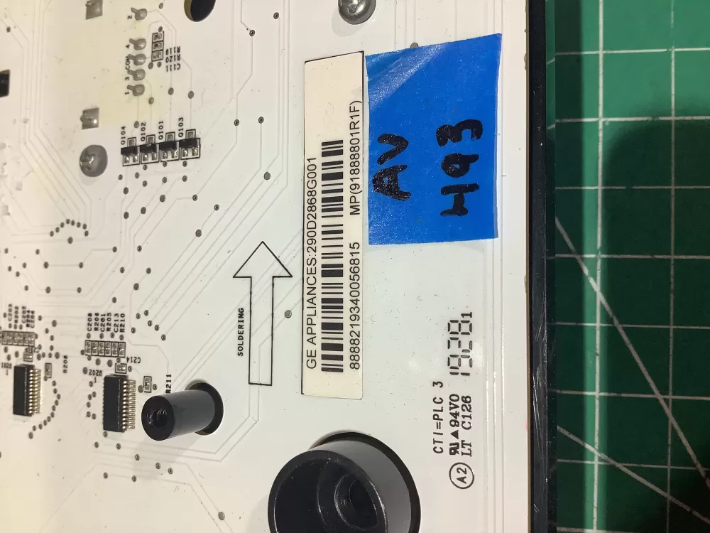 GE 290D1525G601 290D2860G002 290D2868G001 Washer Control Board AZ185673 | AV472