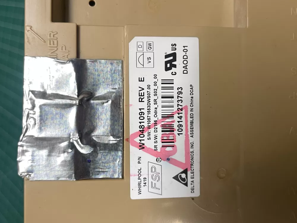 Kenmore W10481091 W10866118 AP6027291 Dishwasher Control Board AZ210496 | Wm2098