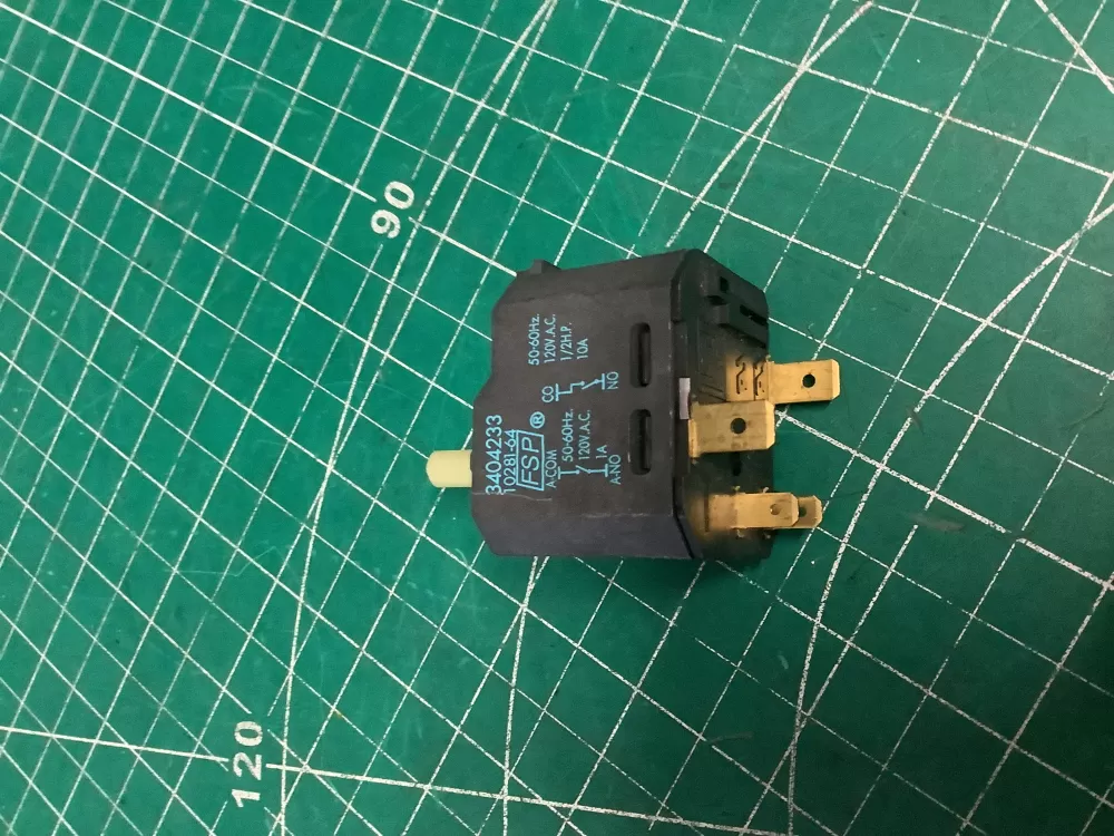 Amana  Crosley  Estate  Inglis  Kenmore  Maytag  Whirlpool 3404233 WP3404233 Dryer Crosley Inglis Start Switch