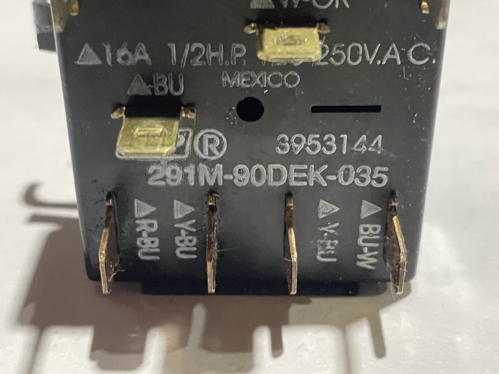 Kenmore 291M 90DEK 035 Washer Switch AZ141328 | Wm2124