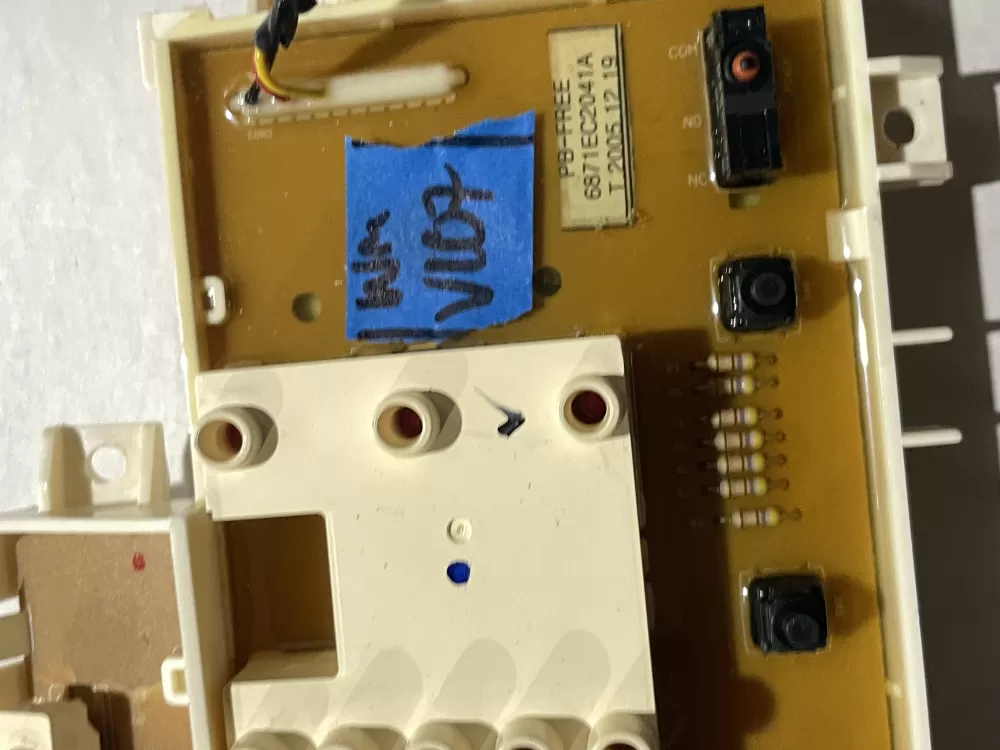 LG 6871EC2041A 6870EC9141A Washer Control Board AZ200715 | Wmv107