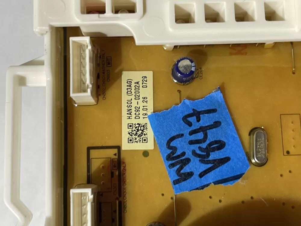 Samsung DC92 02002A Washer Control Board AZ199928 | Wmv847