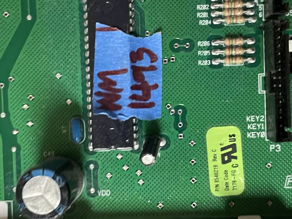 Whirlpool WP8546219 Dryer Control Board AZ43668 | Wm1493