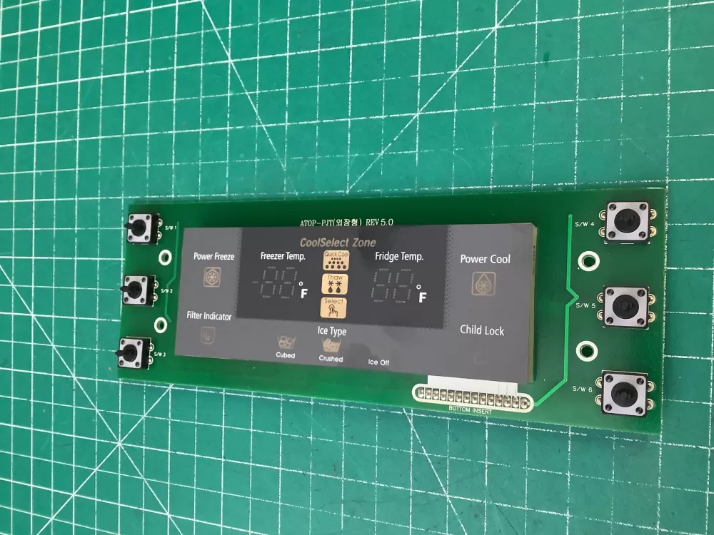 10-ATOP-PJT Samsung Refrigerator Board - Control