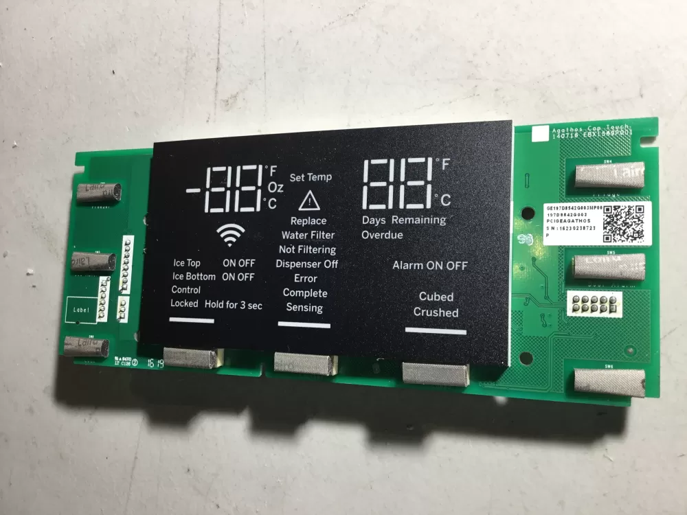 GE 197D8542G003 Refrigerator Control Board Dispenser