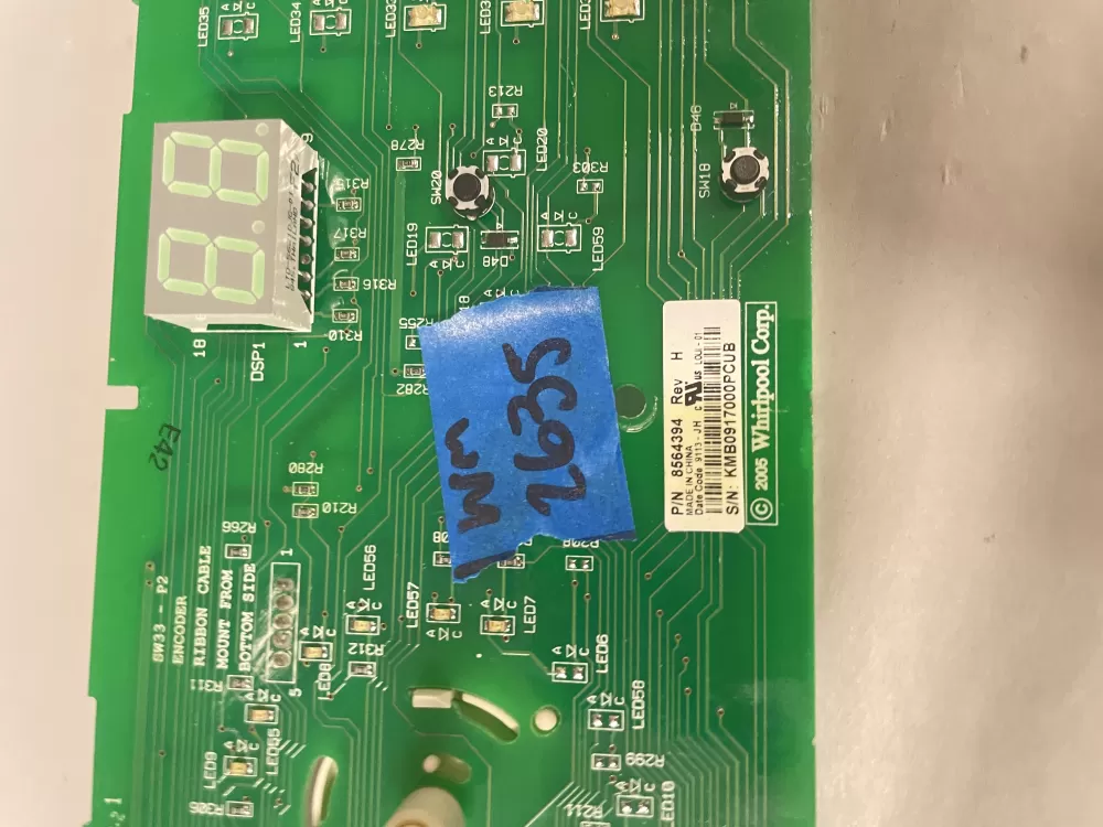 Kenmore Whirlpool Maytag 8564394 Dryer Control Board AZ224797 | Wm2635