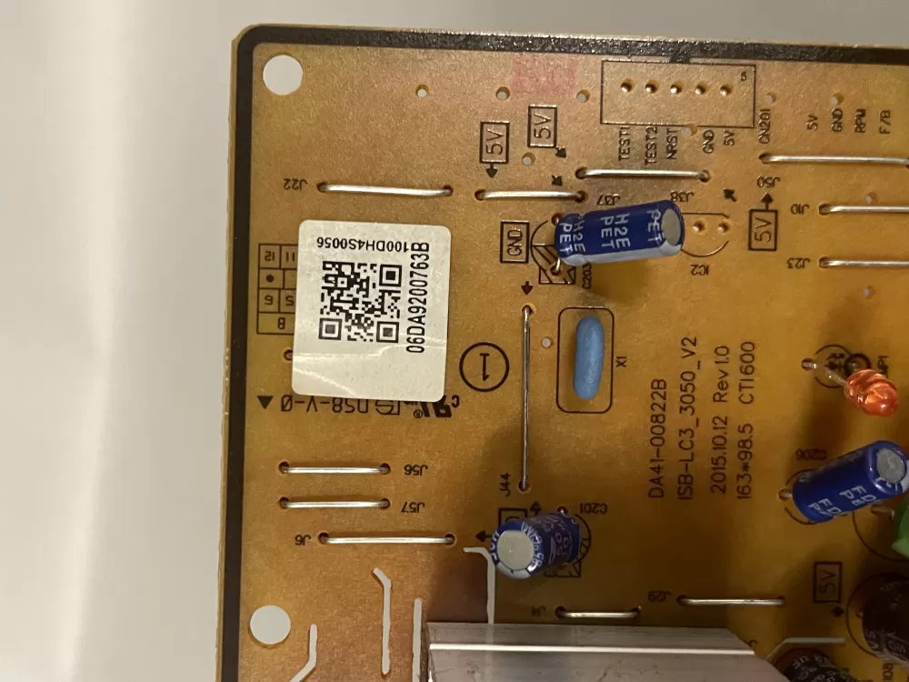 Samsung DA92-00763B Refrigerator Control Board Inverter AZ225295 | Wm1071