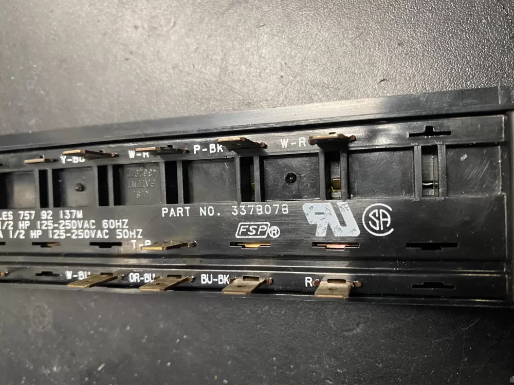 Whirlpool 3378078 Dishwasher Control Board Switch AZ19855 | BK944