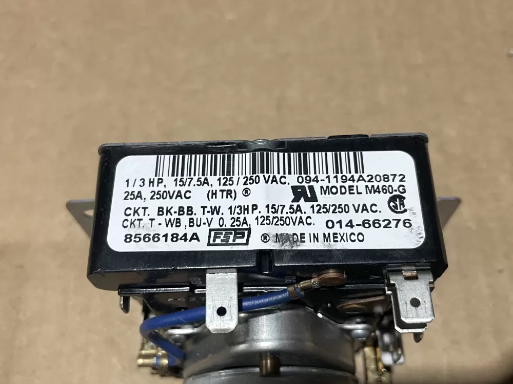Whirlpool 8566184A 8566184 WP8566184 AP6013380 Dryer Timer Wm833 AZ68273 | Wm978