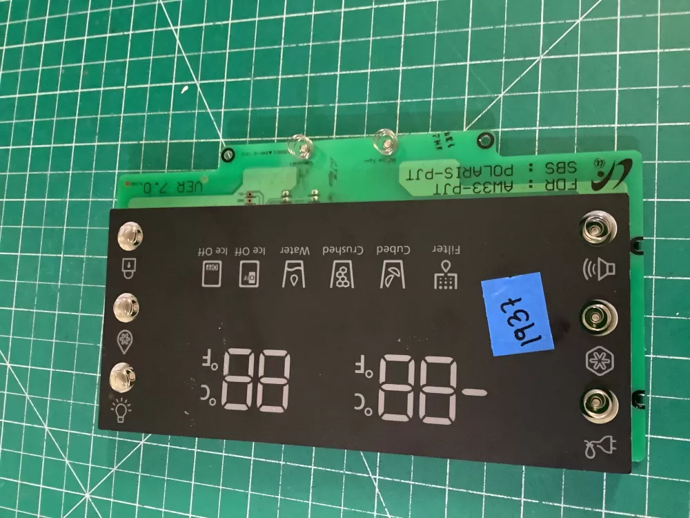 Samsung DA92-00153B Refrigerator Dispenser Control Board AZ188108 | NR1937