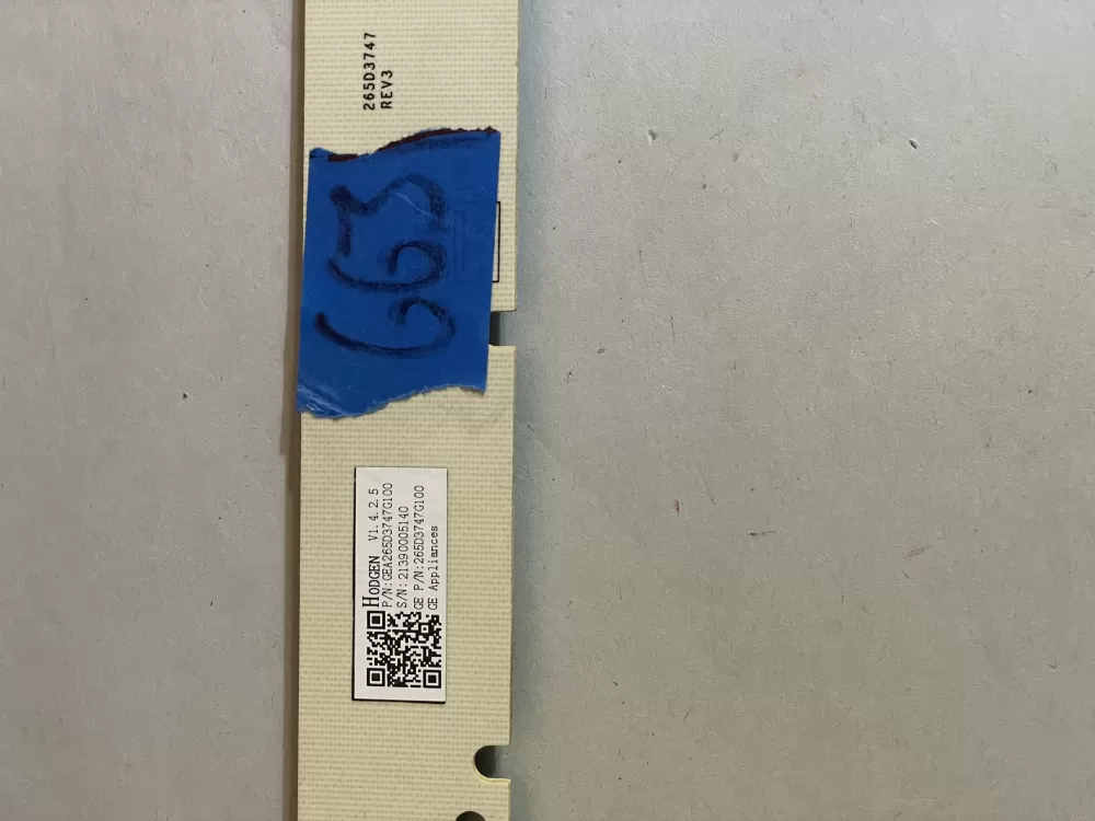 GE 265D3747G100 Dishwasher Control Board AZ181648 | KM663