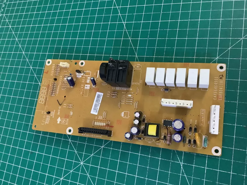 LG GE EBR80411802 Microwave Control Board AZ203304 | NR364